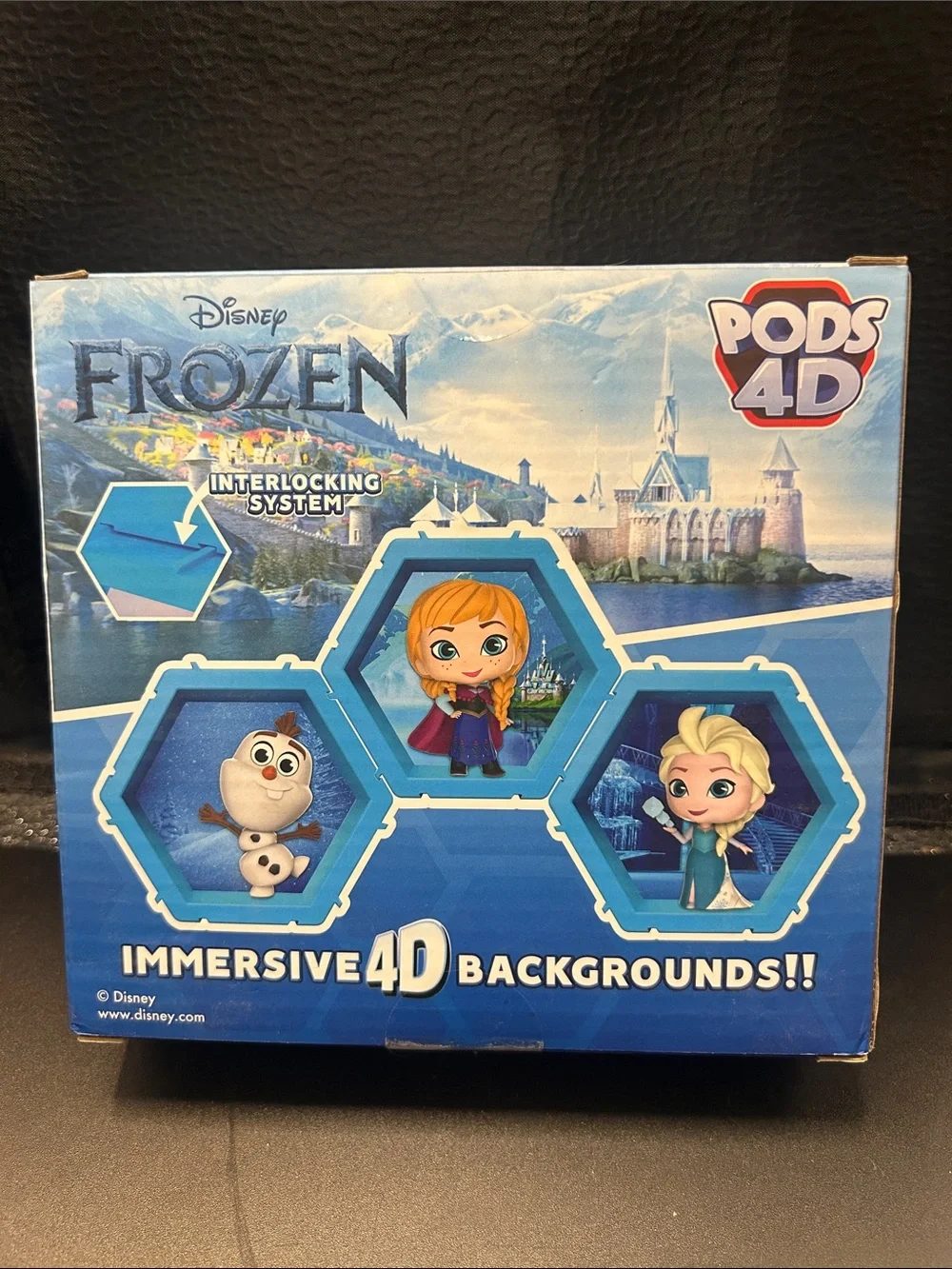 Disney Anna Pods 4D Collectible Figure - Blue and Brown